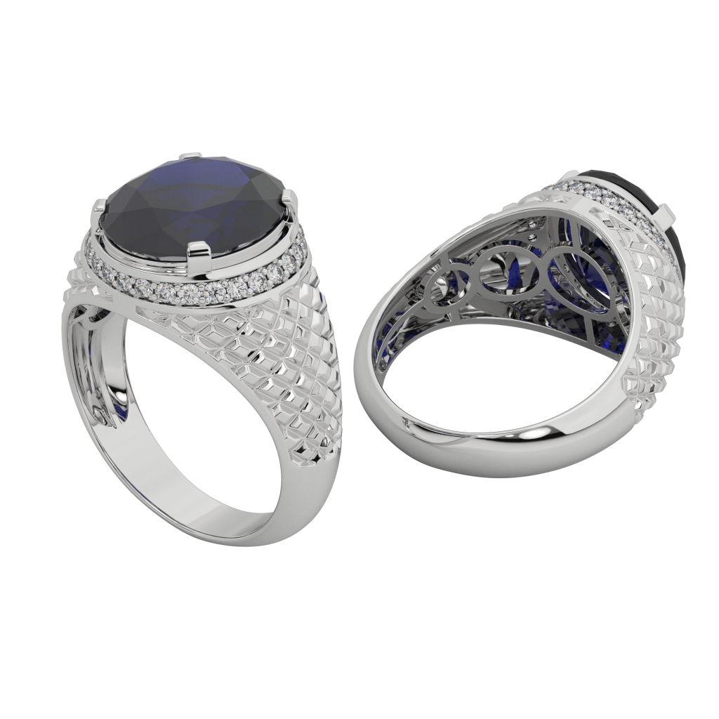 Royal Blue Topaz Majesty Ring