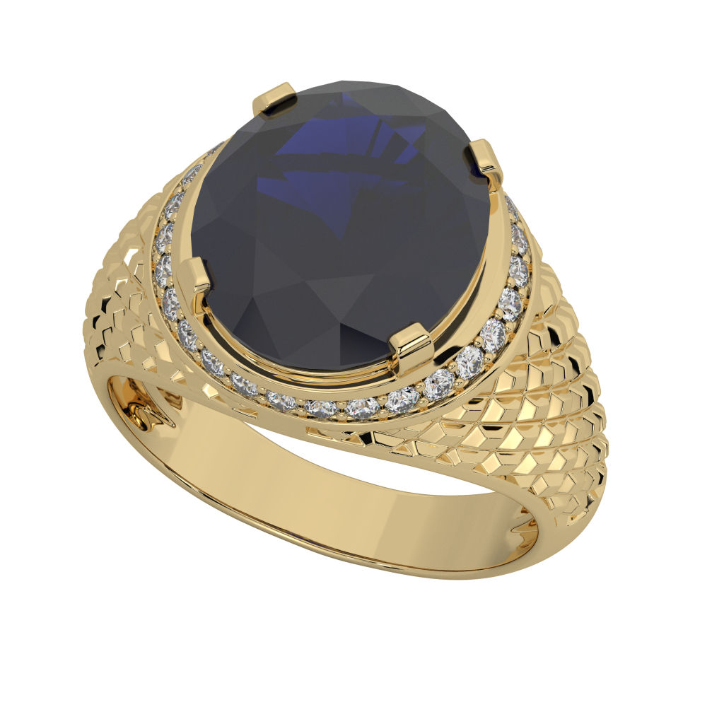 Royal Blue Topaz Majesty Ring