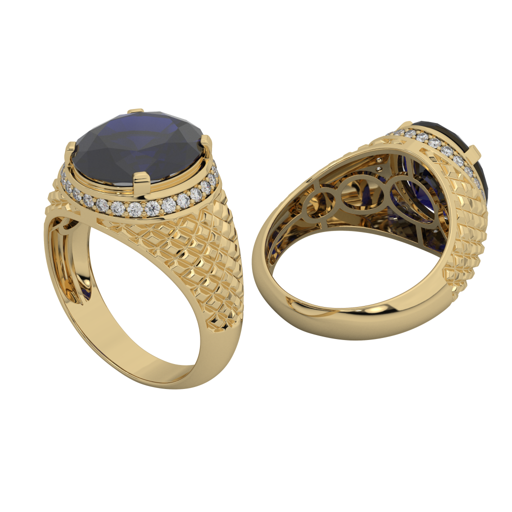 Royal Blue Topaz Majesty Ring